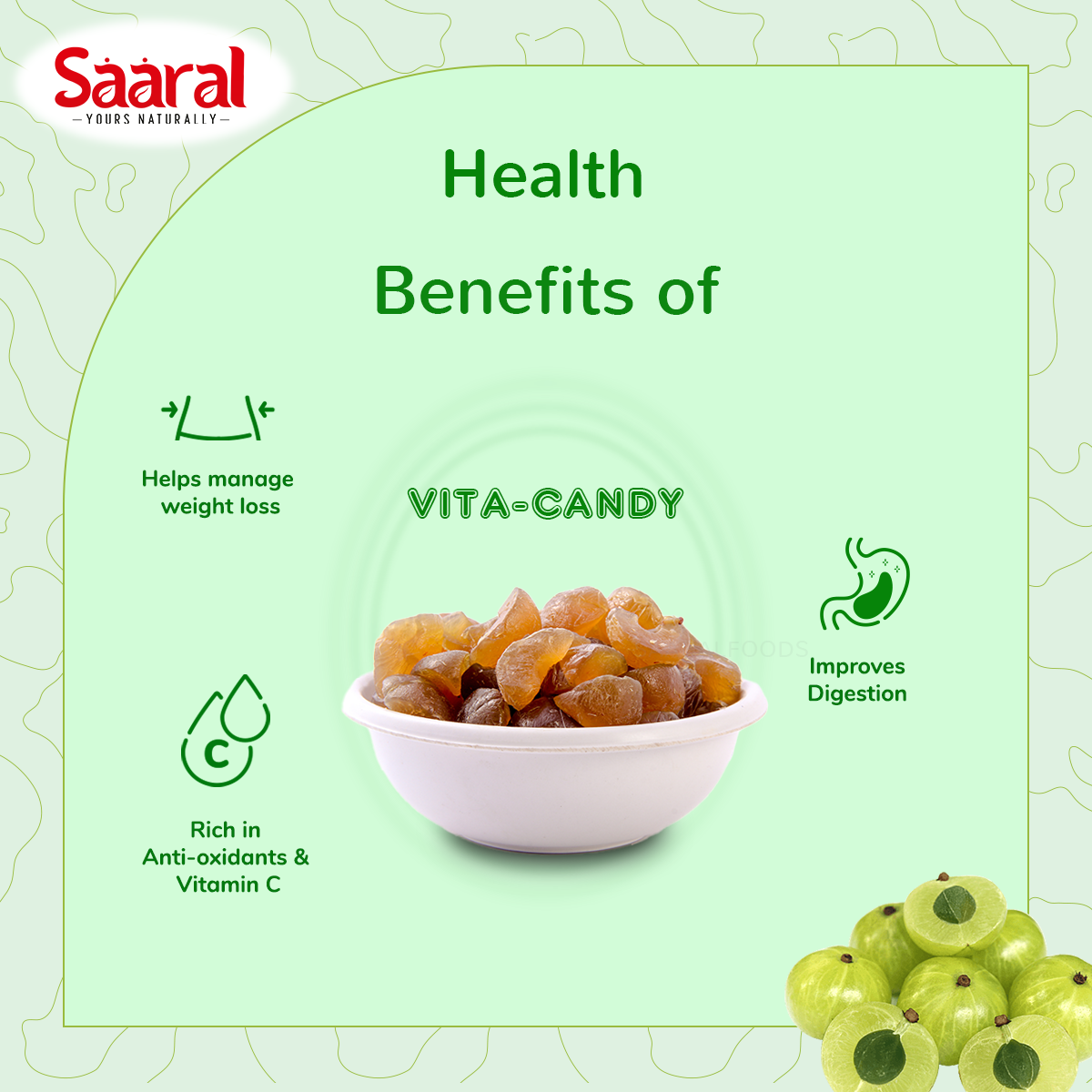 SAARAL - AMLA VITA SIMPLY SWEET & DESI MASALA CANDY