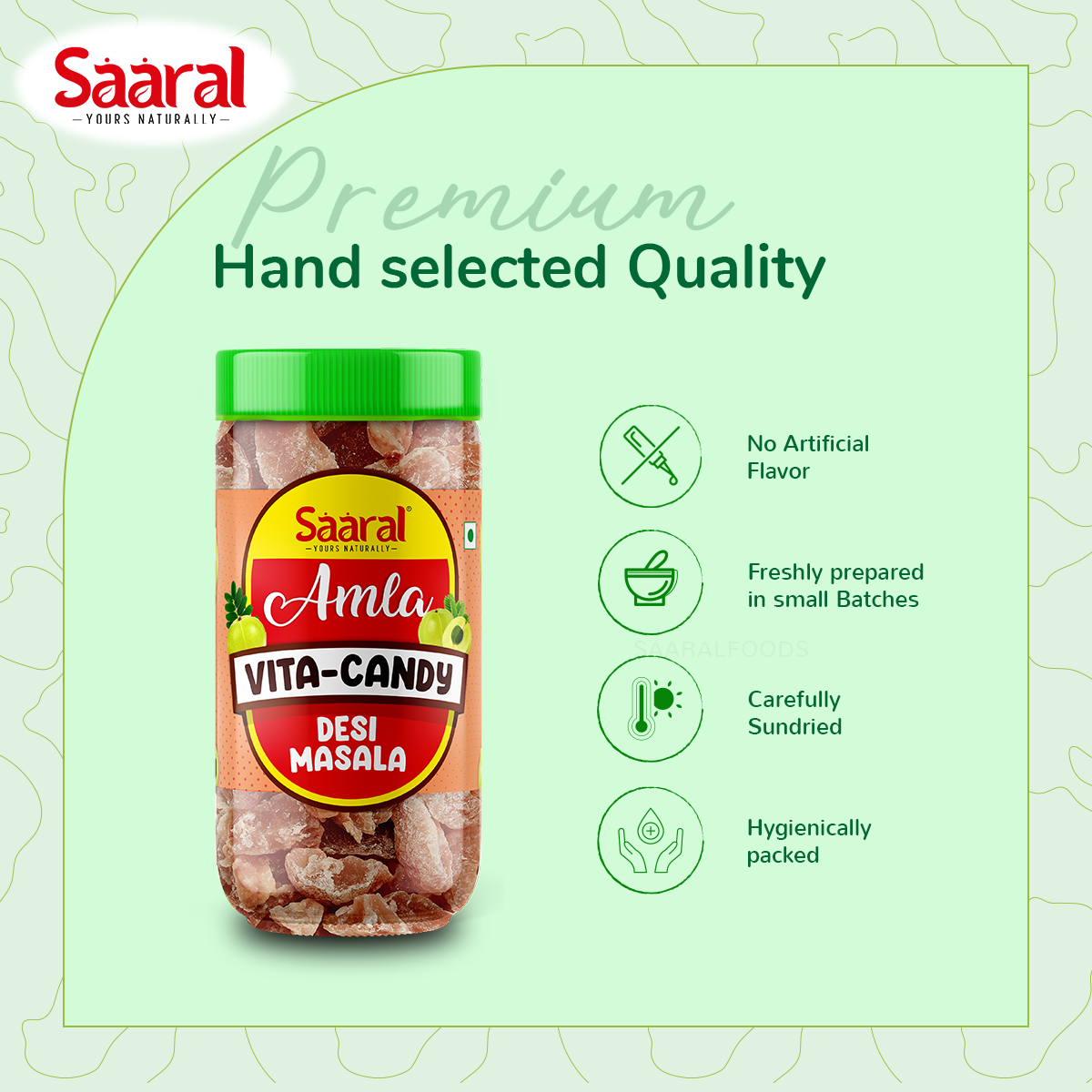 SAARAL - AMLA VITA SIMPLY SWEET & DESI MASALA CANDY