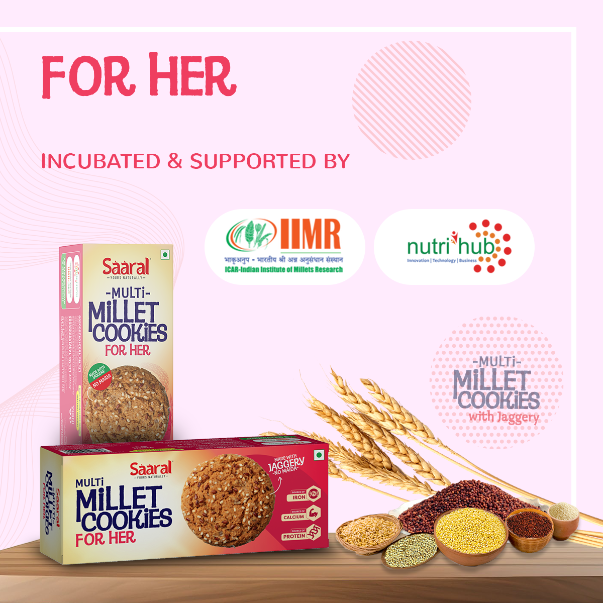 Saaral Multi Millet Cookies For Her