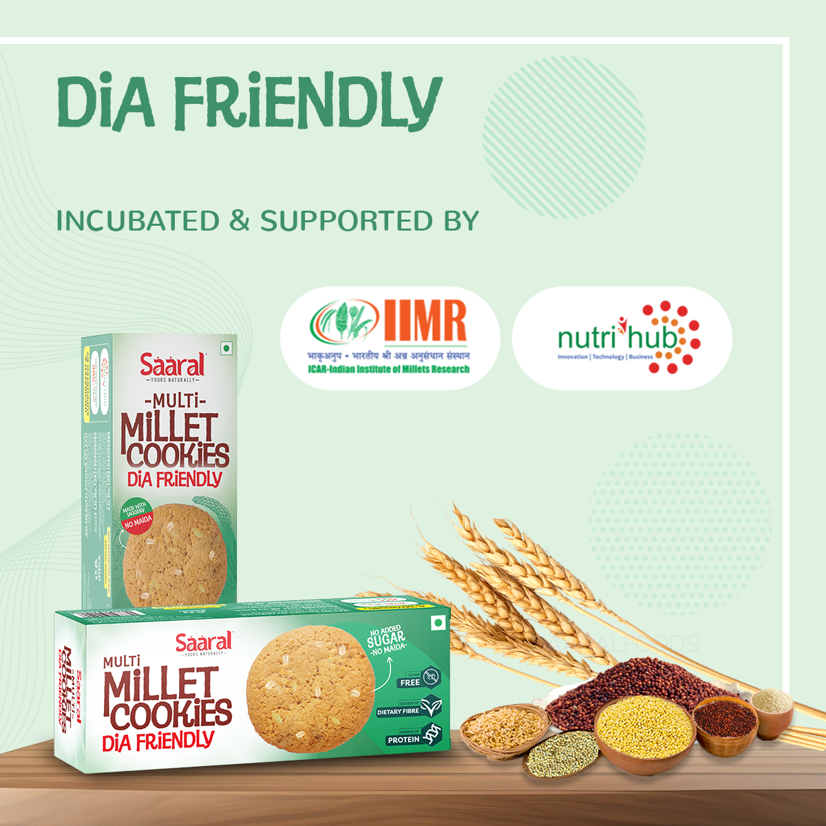 Saaral Multi Millet Dia Friendly Cookies