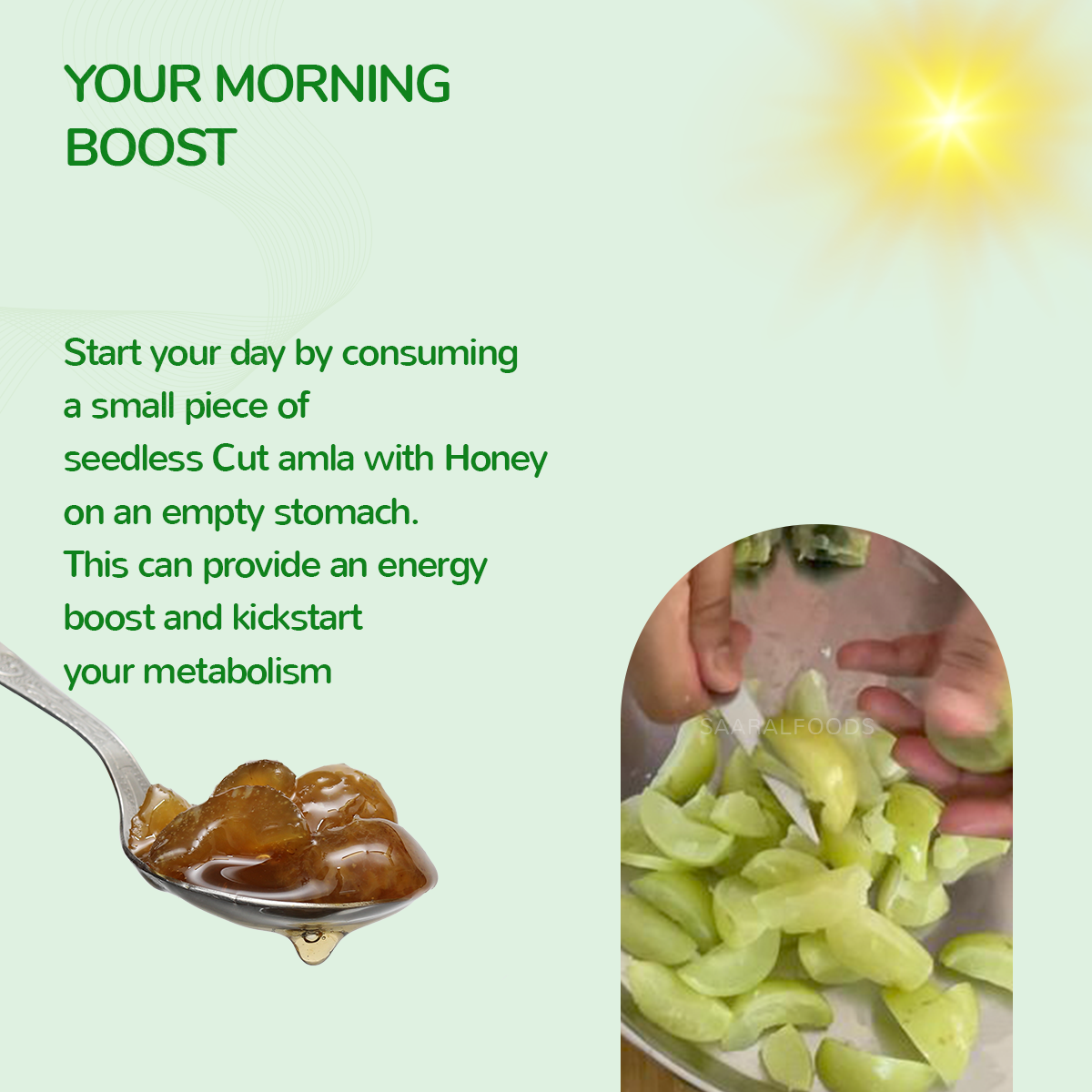 Saaral Seedless Cut Amla with Pure Honey Murabba (250 Gms Approx), No Added Sugar, Immunity Booster With High Vitamin C & Antioxidants
