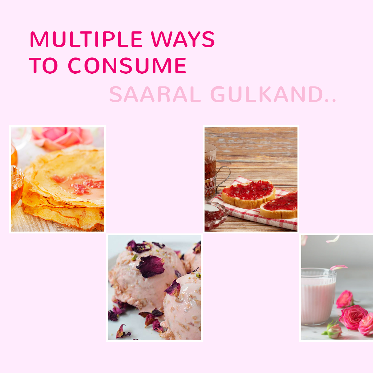 Saaral Gulkand with honey - 100gms