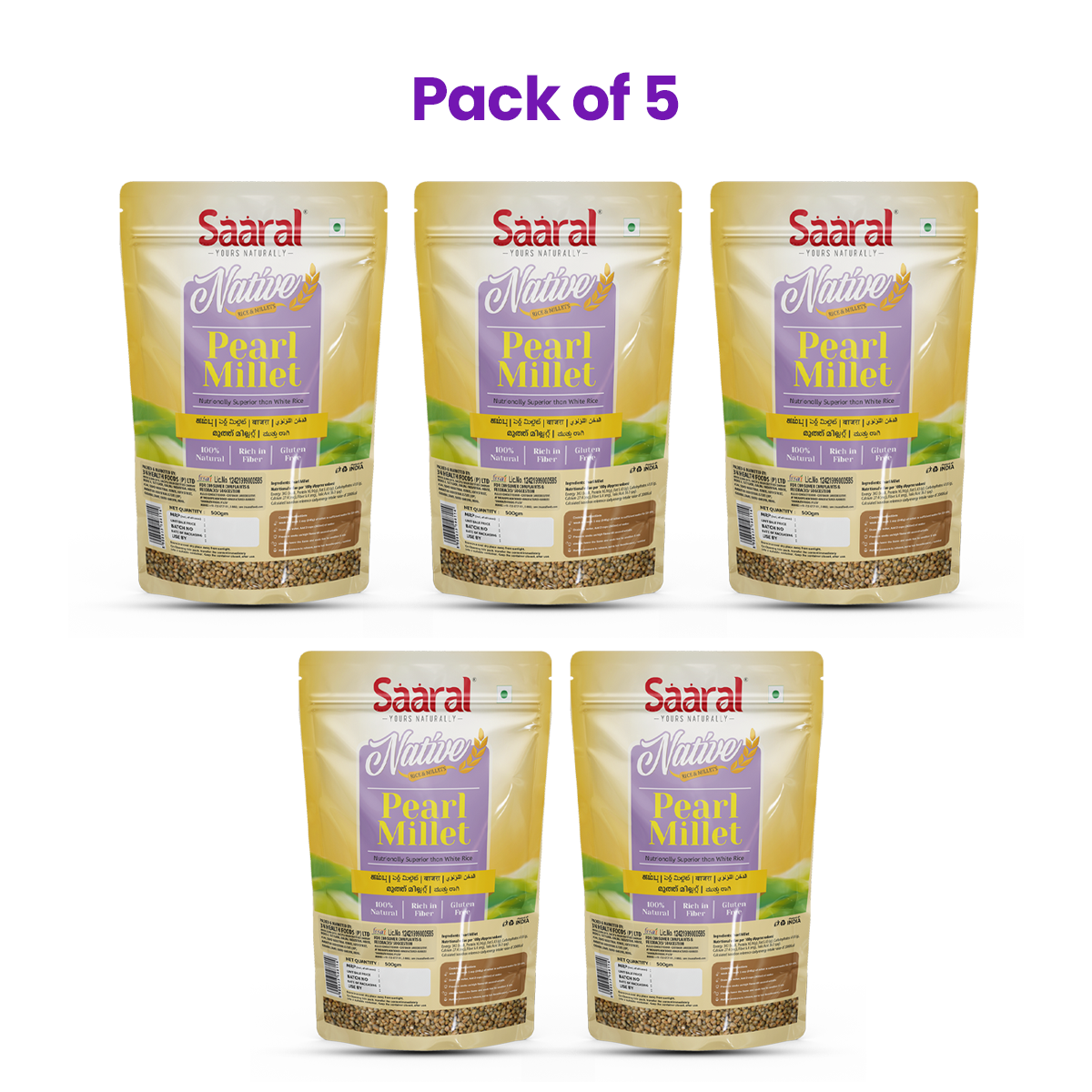 Saaral Pearl Millets