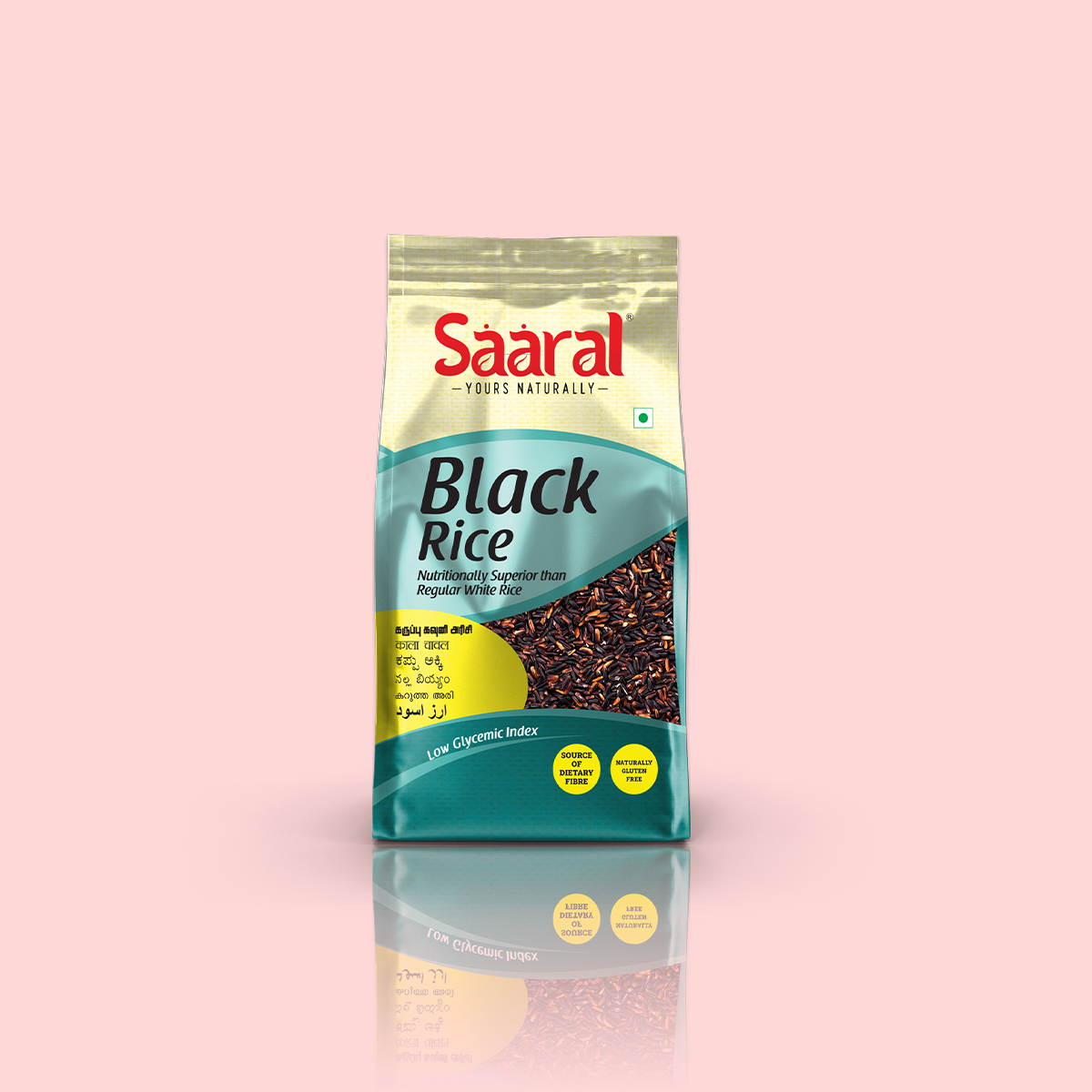 Saaral Unpolished Black rice - 500 Gms