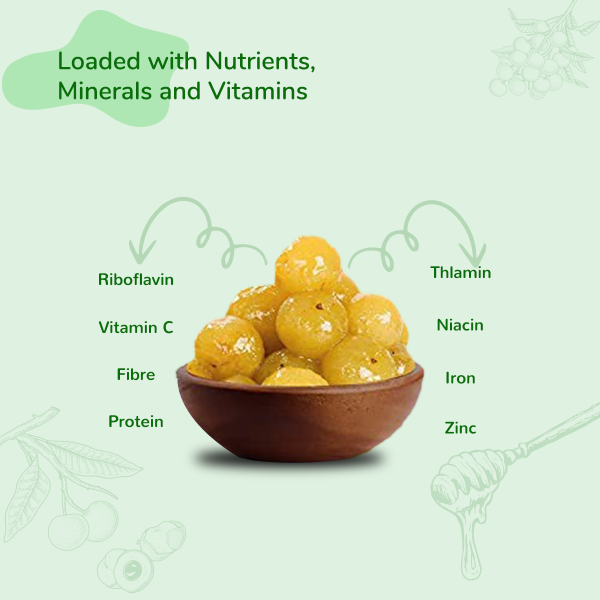 Saaral - Amla with honey , Soaked in Natural Honey- (60pcs jumbo box)