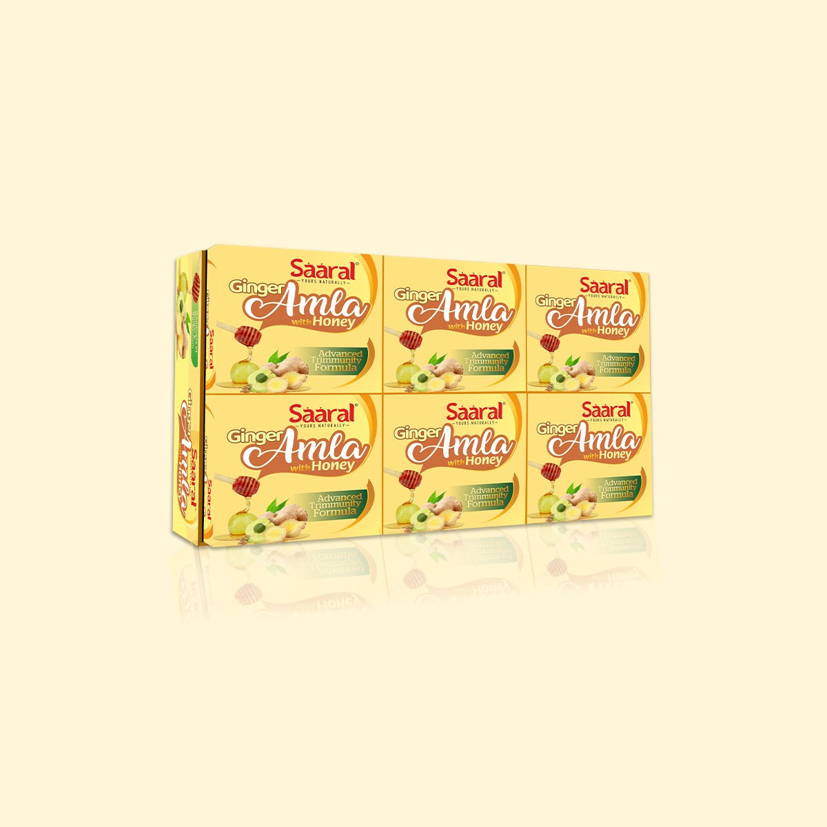 Saaral Ginger Amla with honey - 6 Pcs