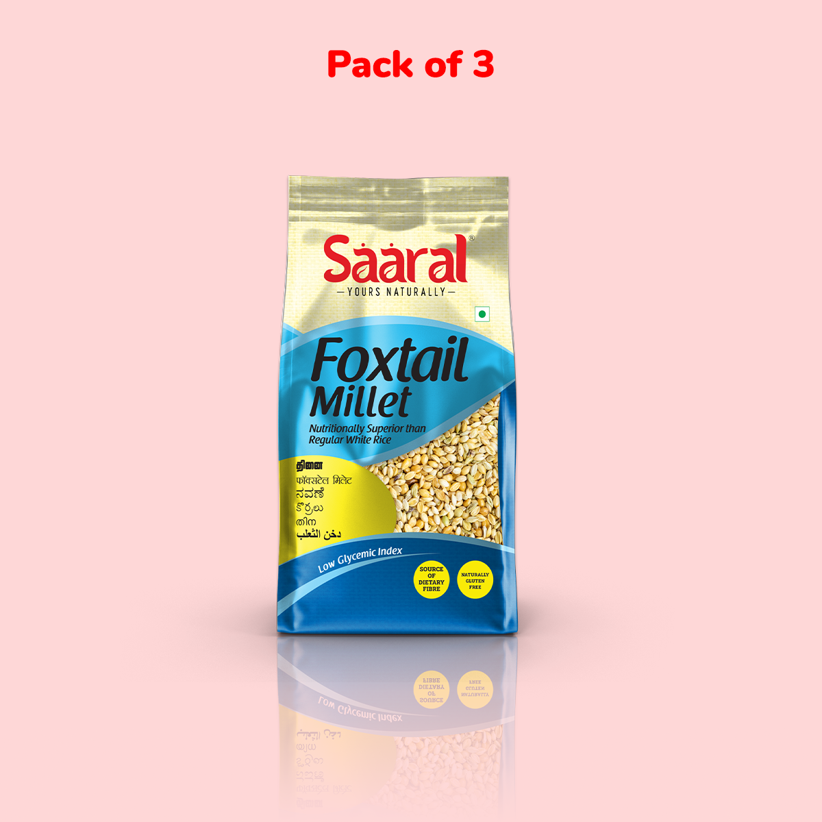 Saaral Native Millets - Foxtail Millets - 500gms