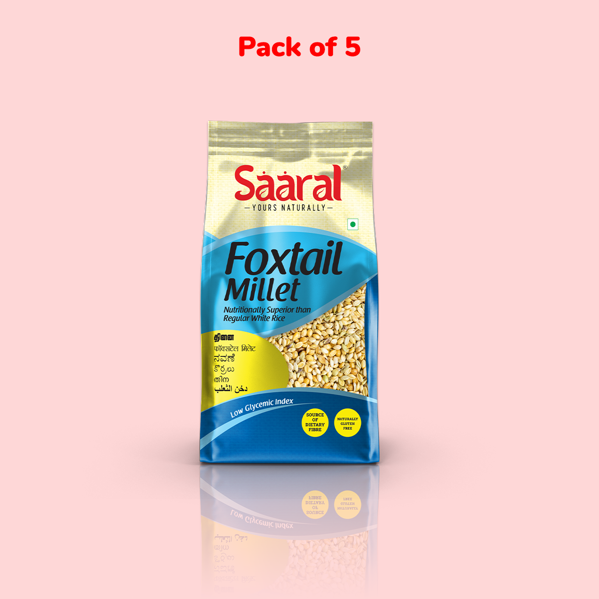 Saaral Native Millets - Foxtail Millets - 500gms