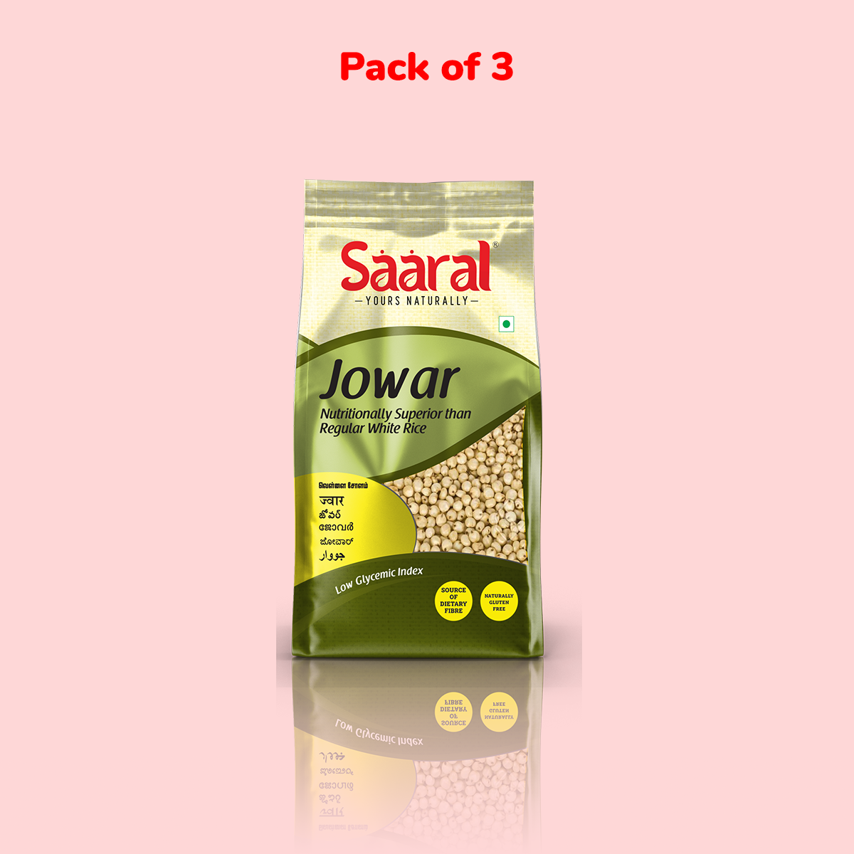 Saaral Native Millets - jowar / sorghum Millets - 500gms