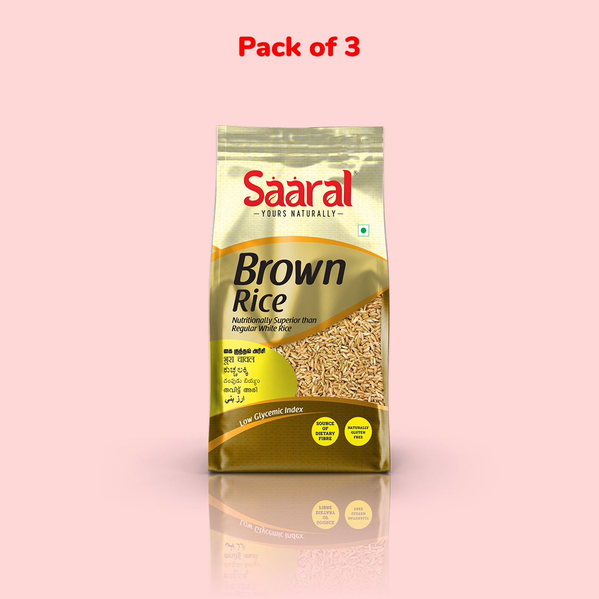 Saaral Unpolished Brown Rice 500 GMS