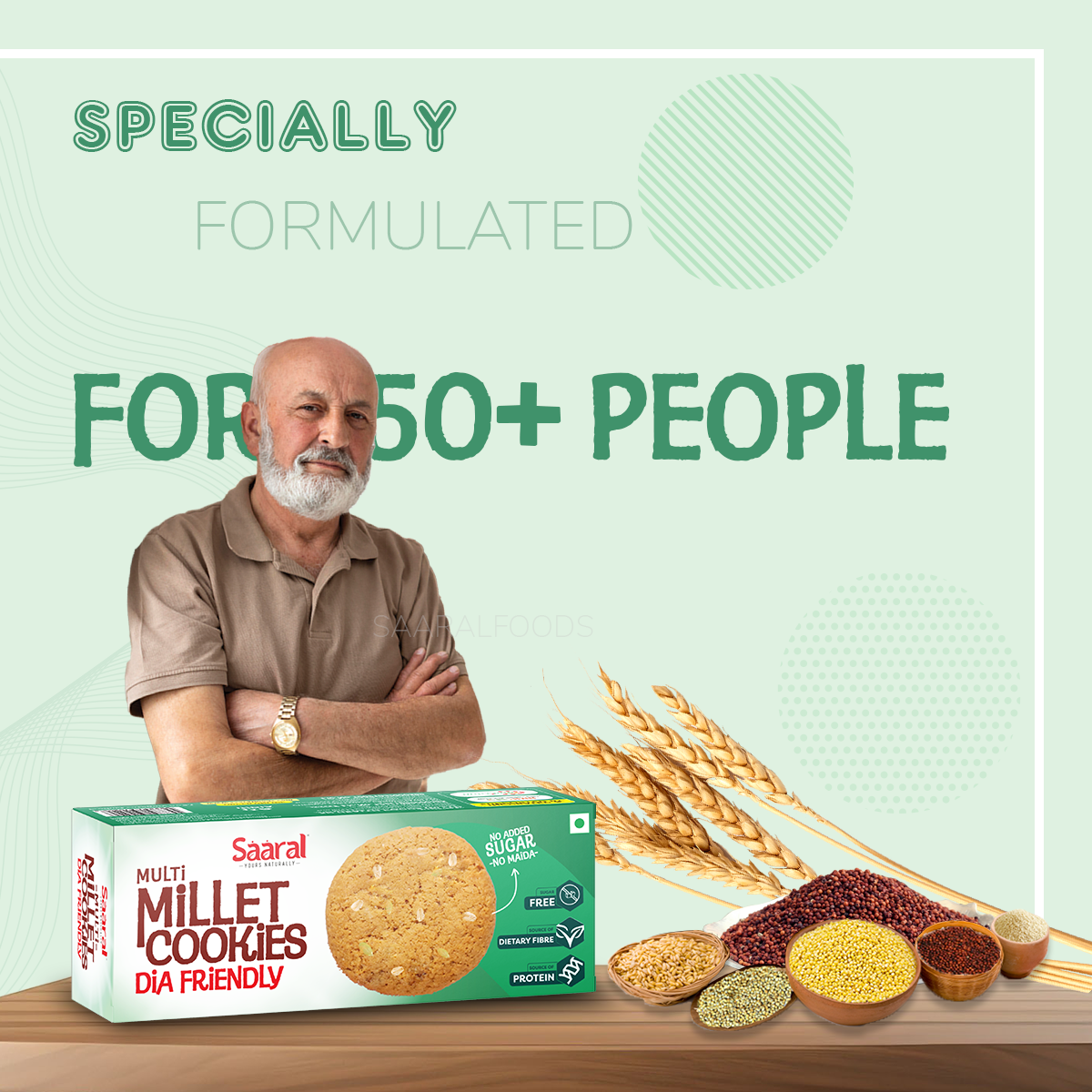 Saaral Multi Millet Dia Friendly Cookies
