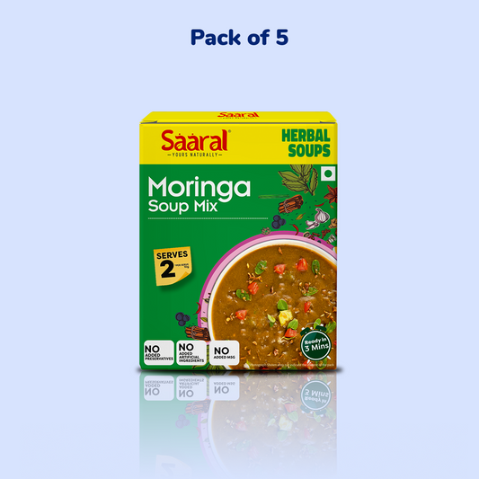 Natural Healthy Herbal Moringa Soup - Pack of 5