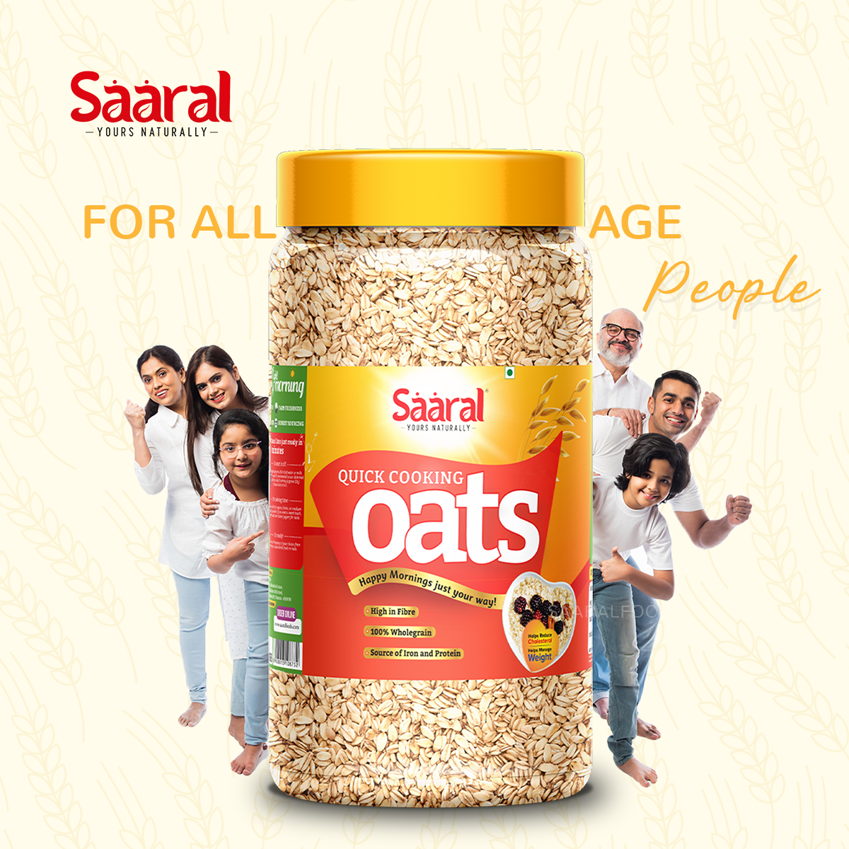 SAARAL Quick Oats - 300gms