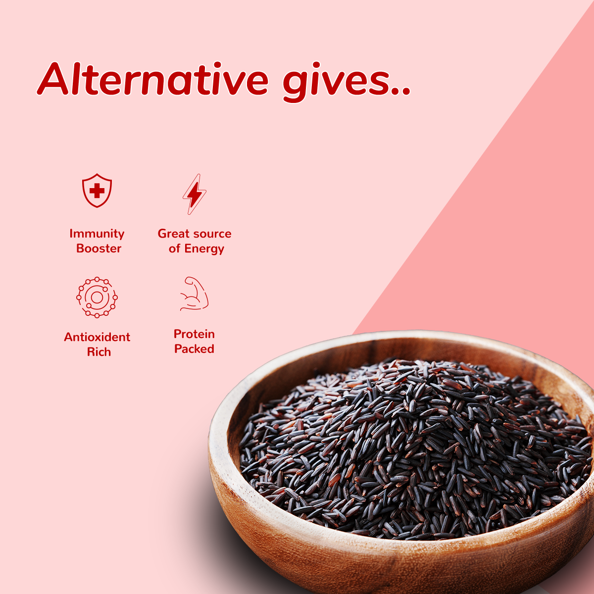 Native Unpolished Black Rice (Pack of 3) with free Gulkand  made of Natural Damask Rose and Pure Honey (100gms)