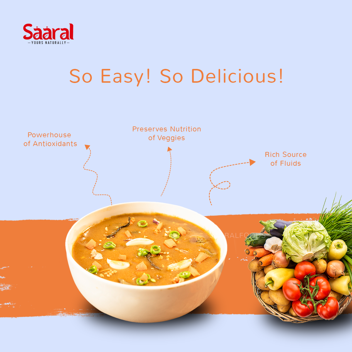 Natural Healthy Mixed Veg Soup - Pack of 5