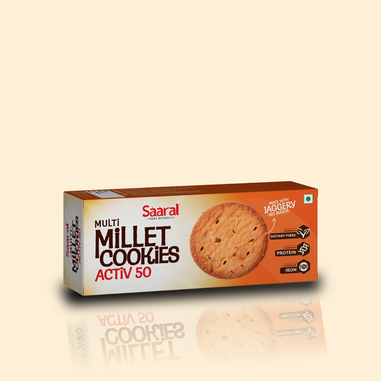 Saaral Multi Millet Cookies - Activ 50