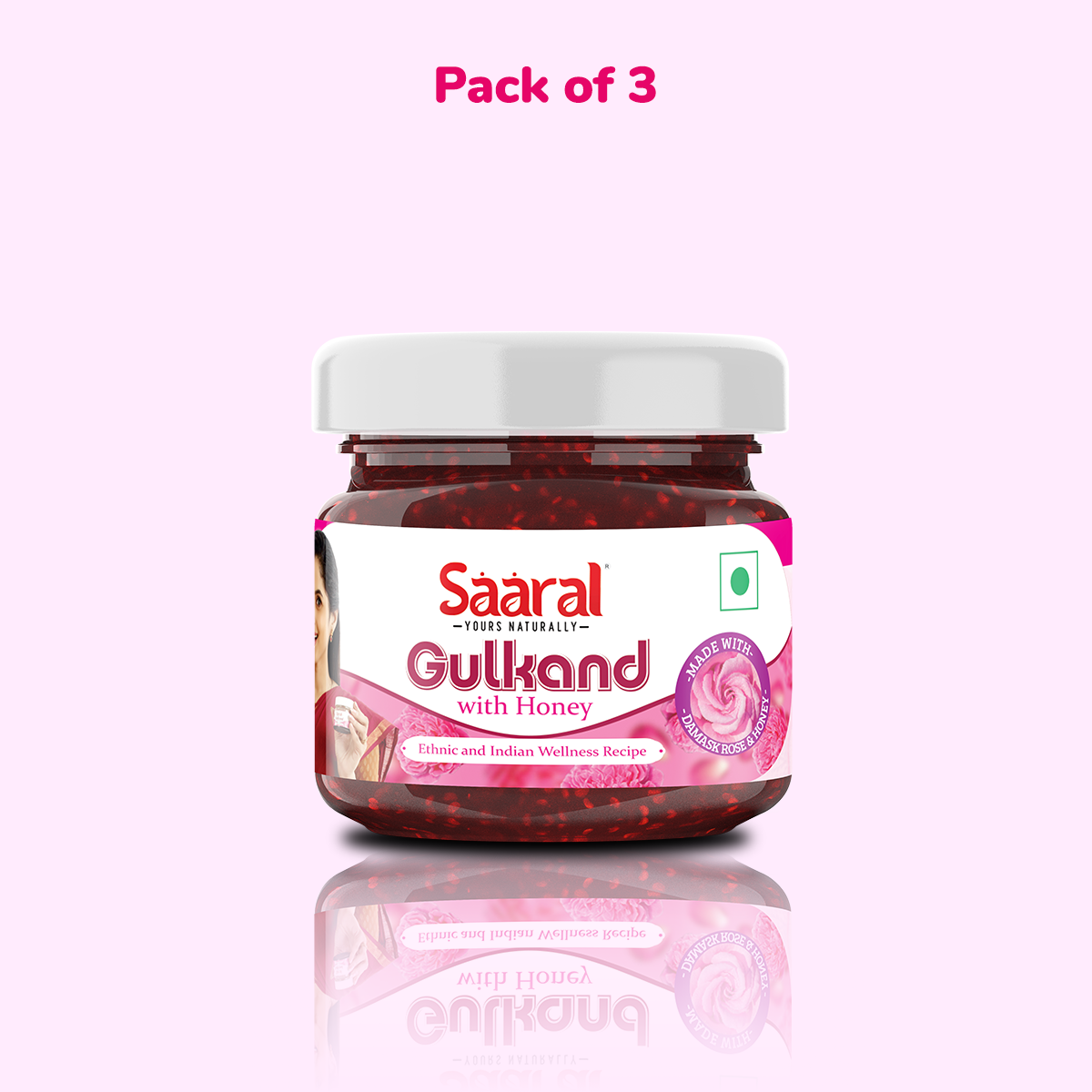 Saaral Gulkand with honey - 100gms