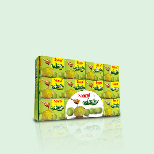 Saaral Honey Amla Murabba, Soaked in Natural Honey, 12pcs Family pack , Green Gooseberry Murabba (300 g each box)