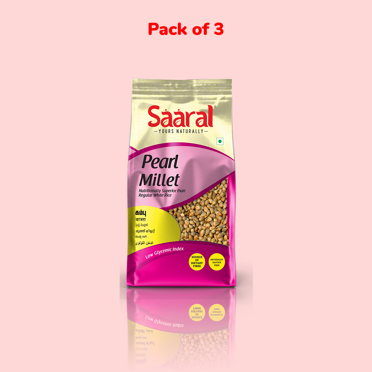 Saaral Native Millets - Pearl  Millets - 500gms